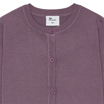 BIRKHOLM Strik Cardigan Støvet Lilla